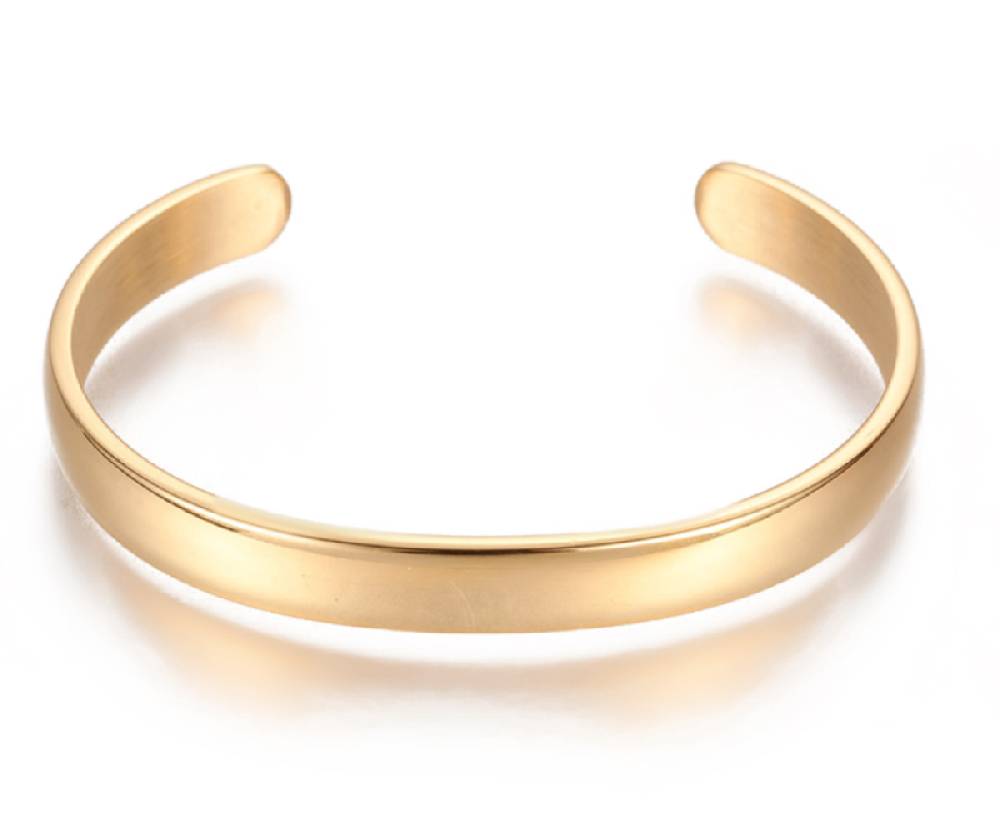 Sadingo Armreif Edelstahl, Gold Oder Silber Wählbar