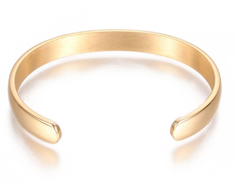 Sadingo Armreif Edelstahl, gold oder silber wählbar