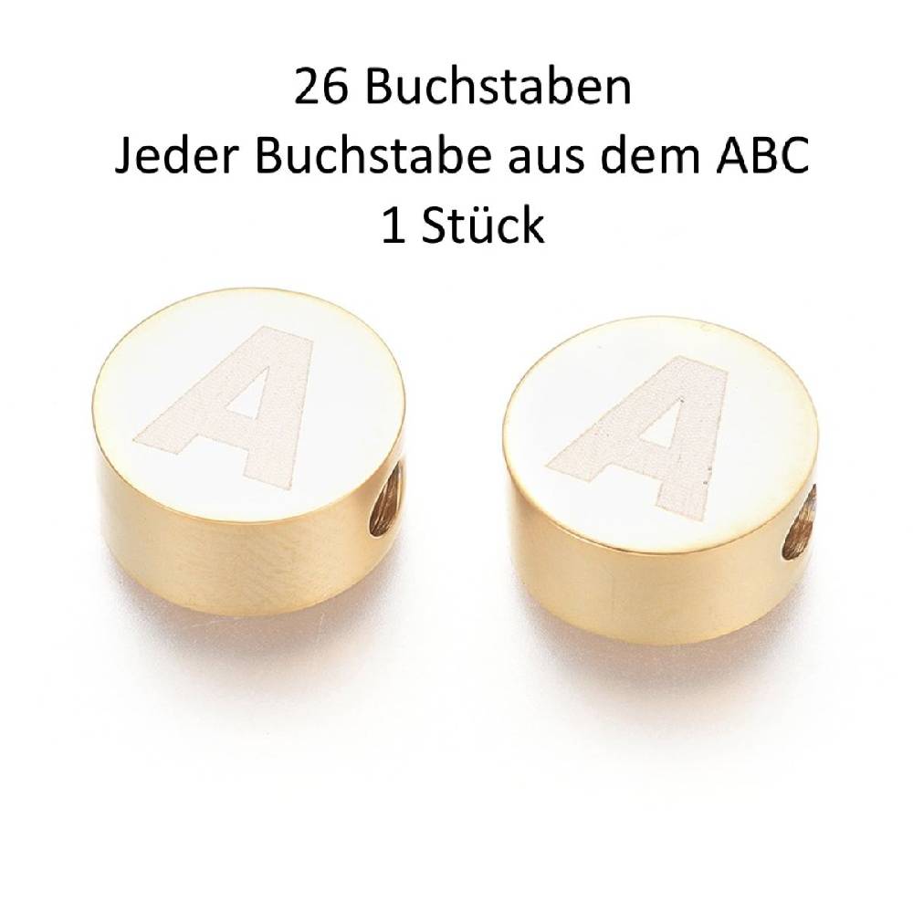 Sadingo Buchstabenperlen | 26 Stück, 10mm