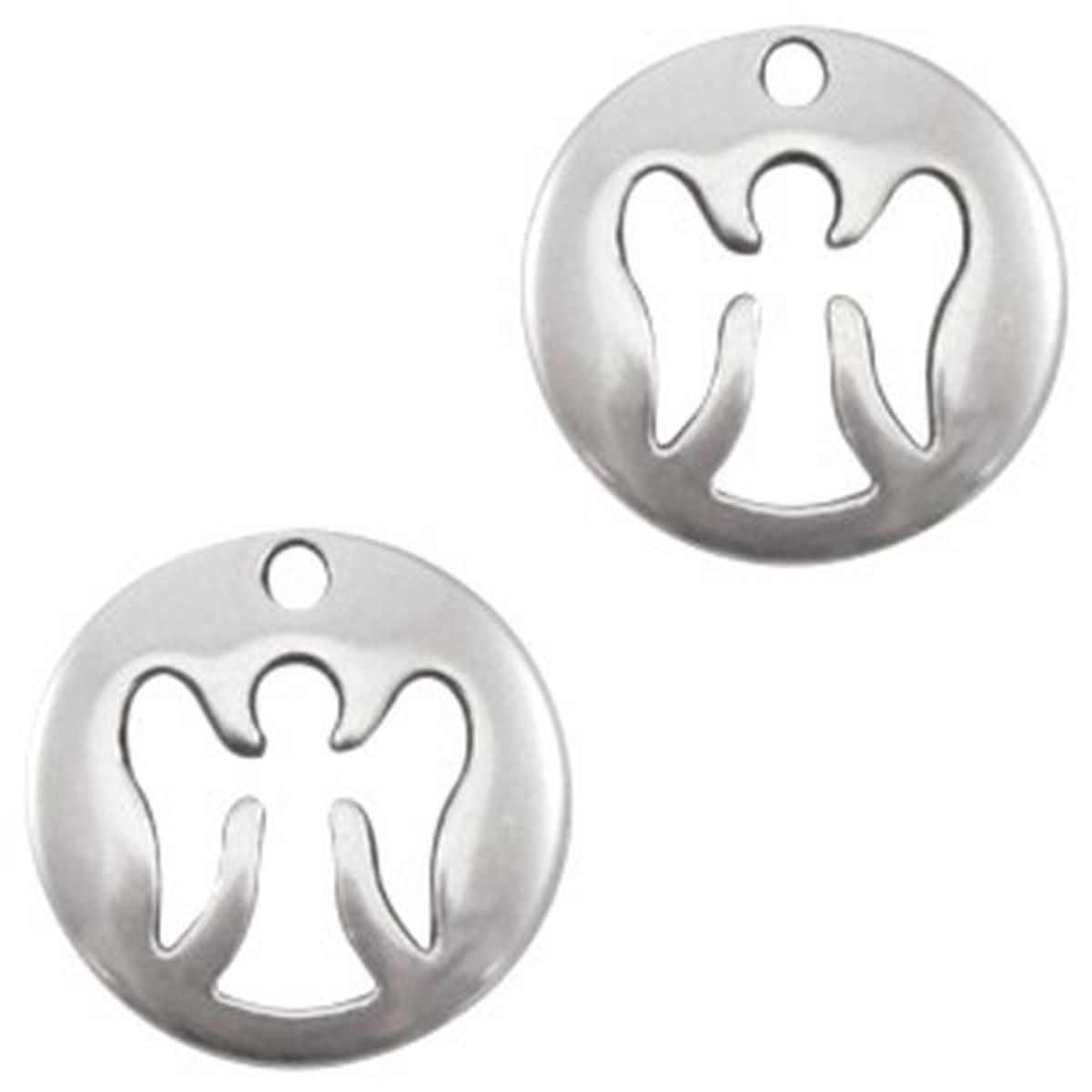 Sadingo DQ Metallanhänger Engel, Schutzengel - 2 Stk