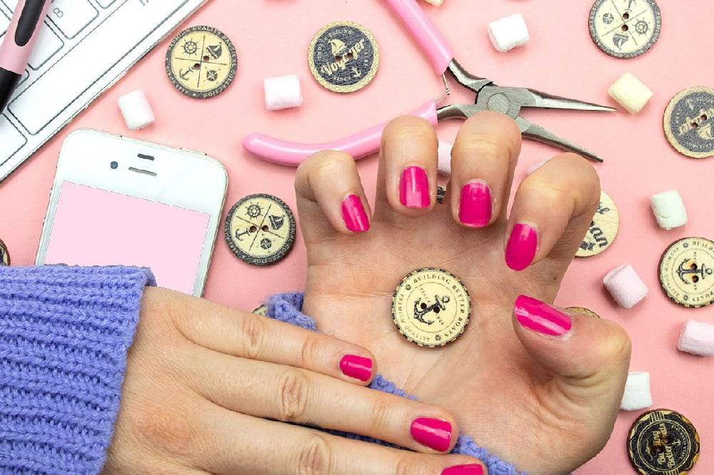 Sadingo Holzknöpfe - 20 Stk. - Ø 2,5 Cm - Maritimer Mix