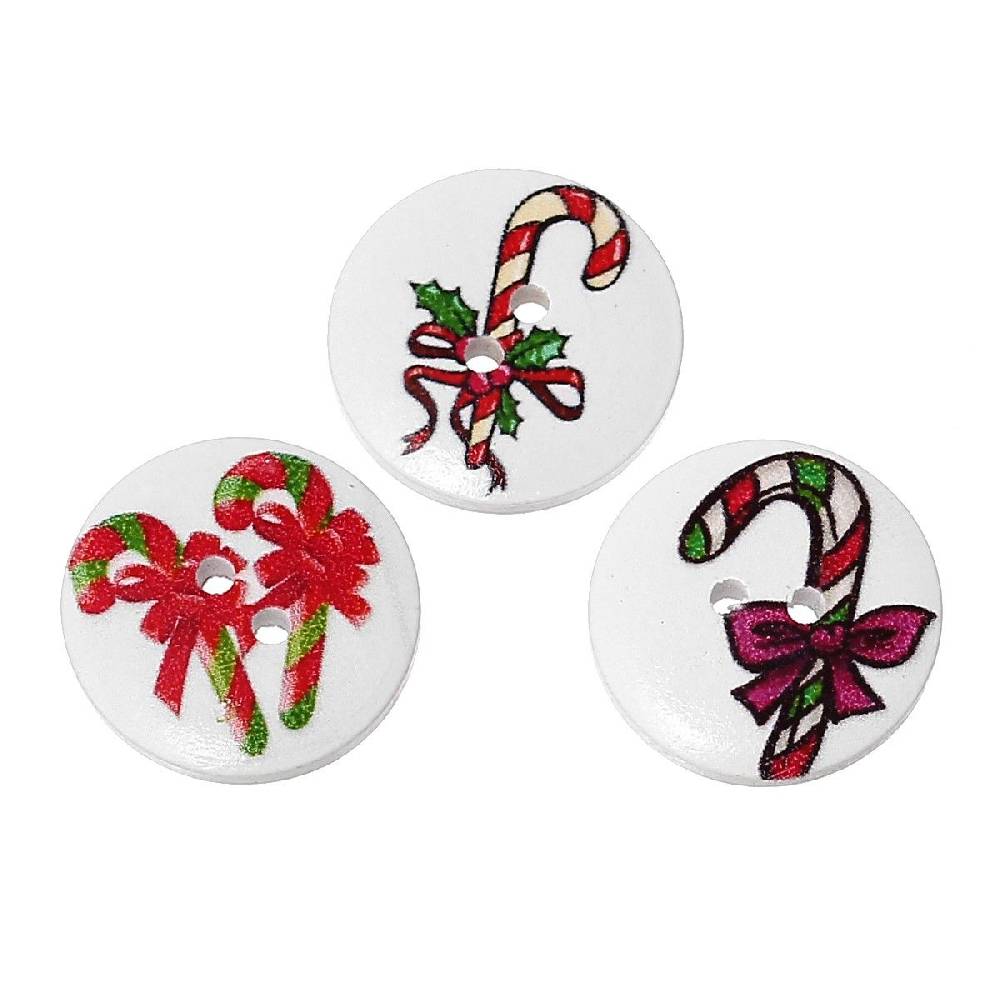 Sadingo Holzknöpfe / 20 Stk. / Ø 2 cm