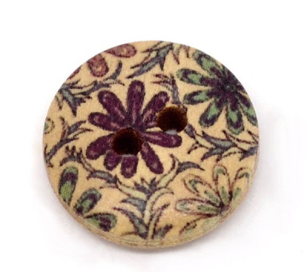 Sadingo Holzknöpfe / 50 Stk. / Ø 1,5 cm