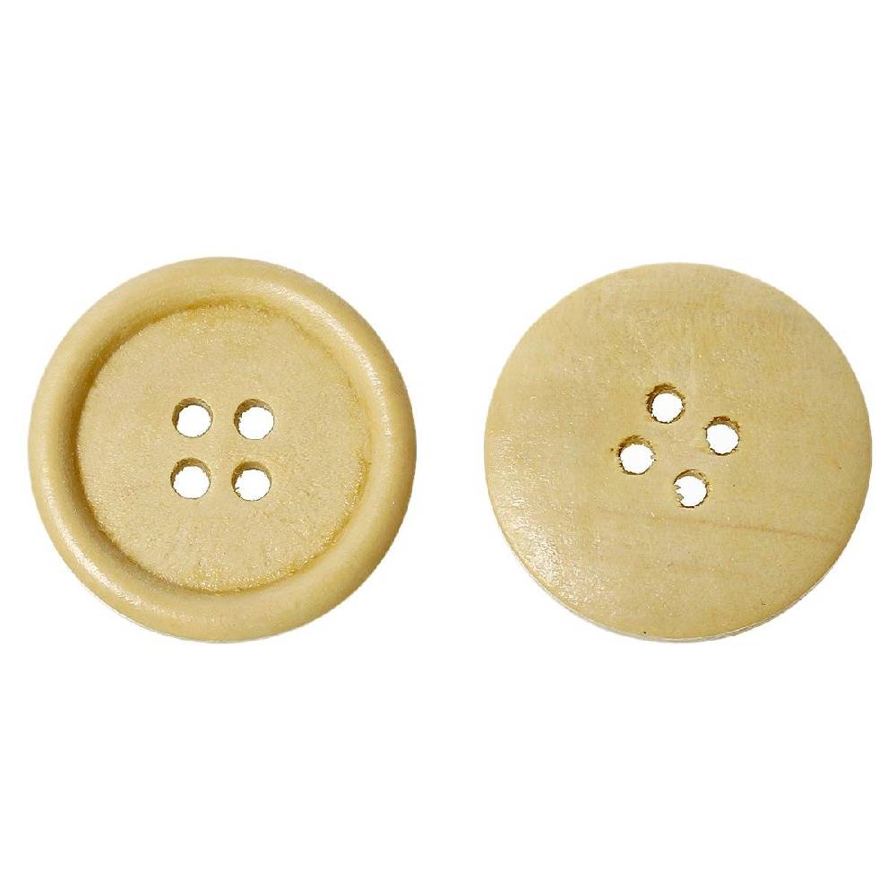 Sadingo Holzknöpfe / 50 Stk. / Ø 2,3 cm