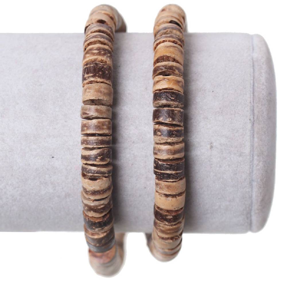 Sadingo Kokosperlen Braun | 160 Stk. 8mm