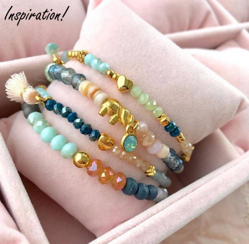 Sadingo Metallperlen Elefant, 2 Stück