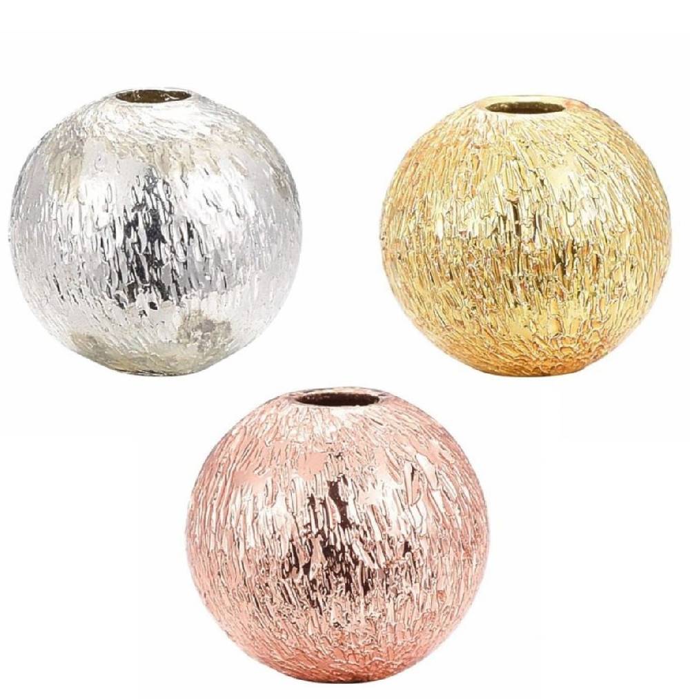 Sadingo Metallperlen Set | 6mm, 1 Box, 30 Perlen