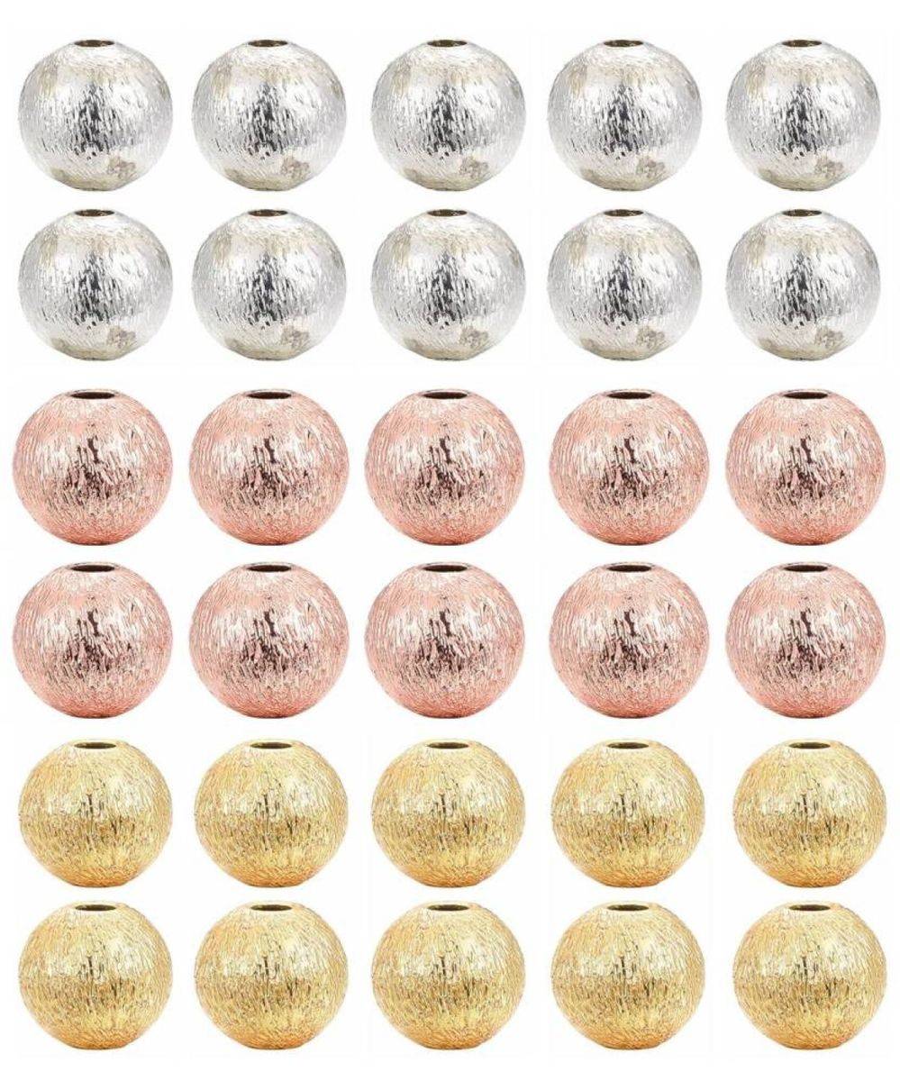 Sadingo Metallperlen Set | 6mm, 1 Box, 30 Perlen