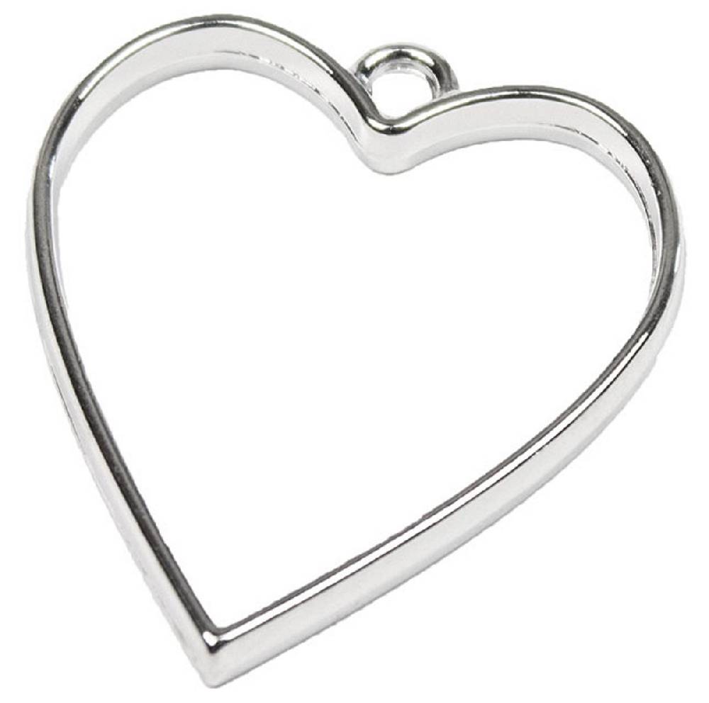 Sadingo Schmuckanhänger Herz - 10 Stück - 34 X 30 Mm