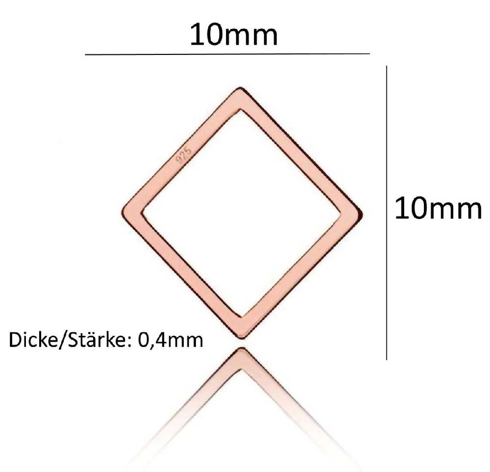 Sadingo Schmuckverbinder Geometrisch | 12x10 Mm