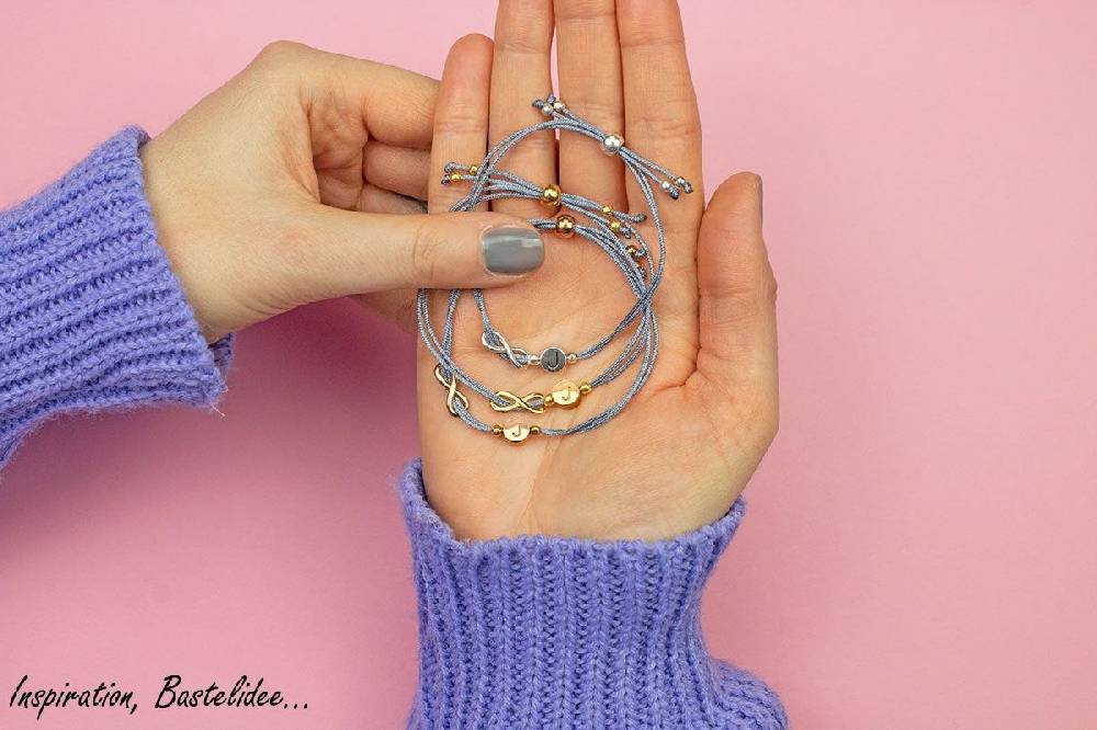 Sadingo Schmuckverbinder Infinity | 3 Stück, 15x6mm