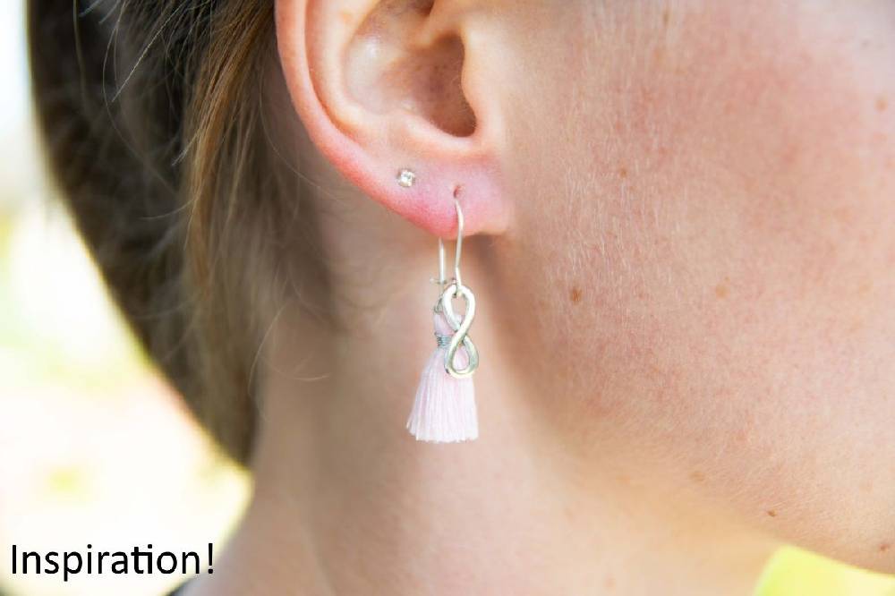 Sadingo Schmuckverbinder Infinity | 3 Stück, 15x6mm