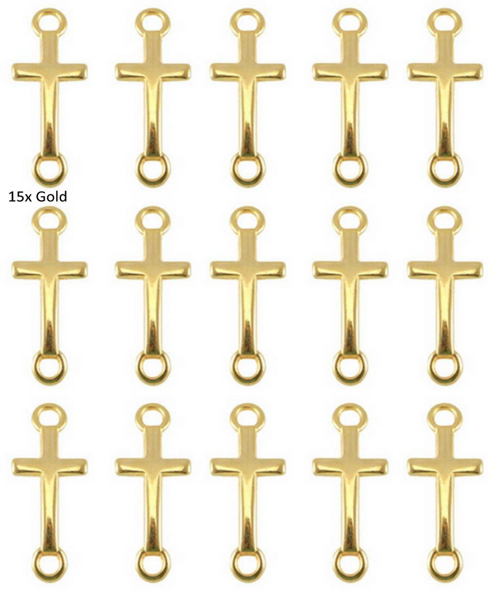 Sadingo Schmuckverbinder Kreuz | 14 X 8 Mm