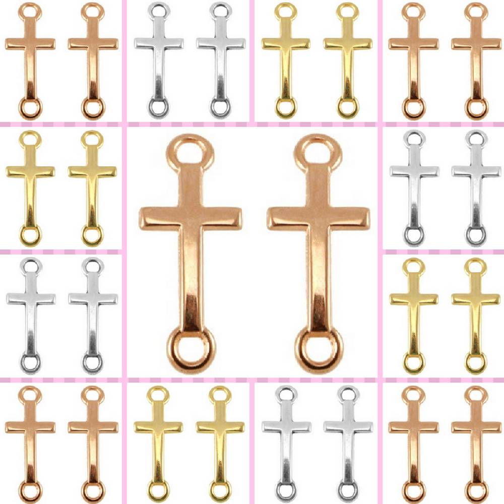 Sadingo Schmuckverbinder Kreuz | 14 x 8 mm