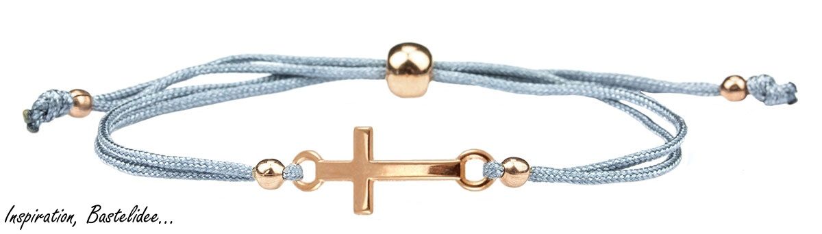 Sadingo Schmuckverbinder Kreuz | 3 Stück, 14x8mm