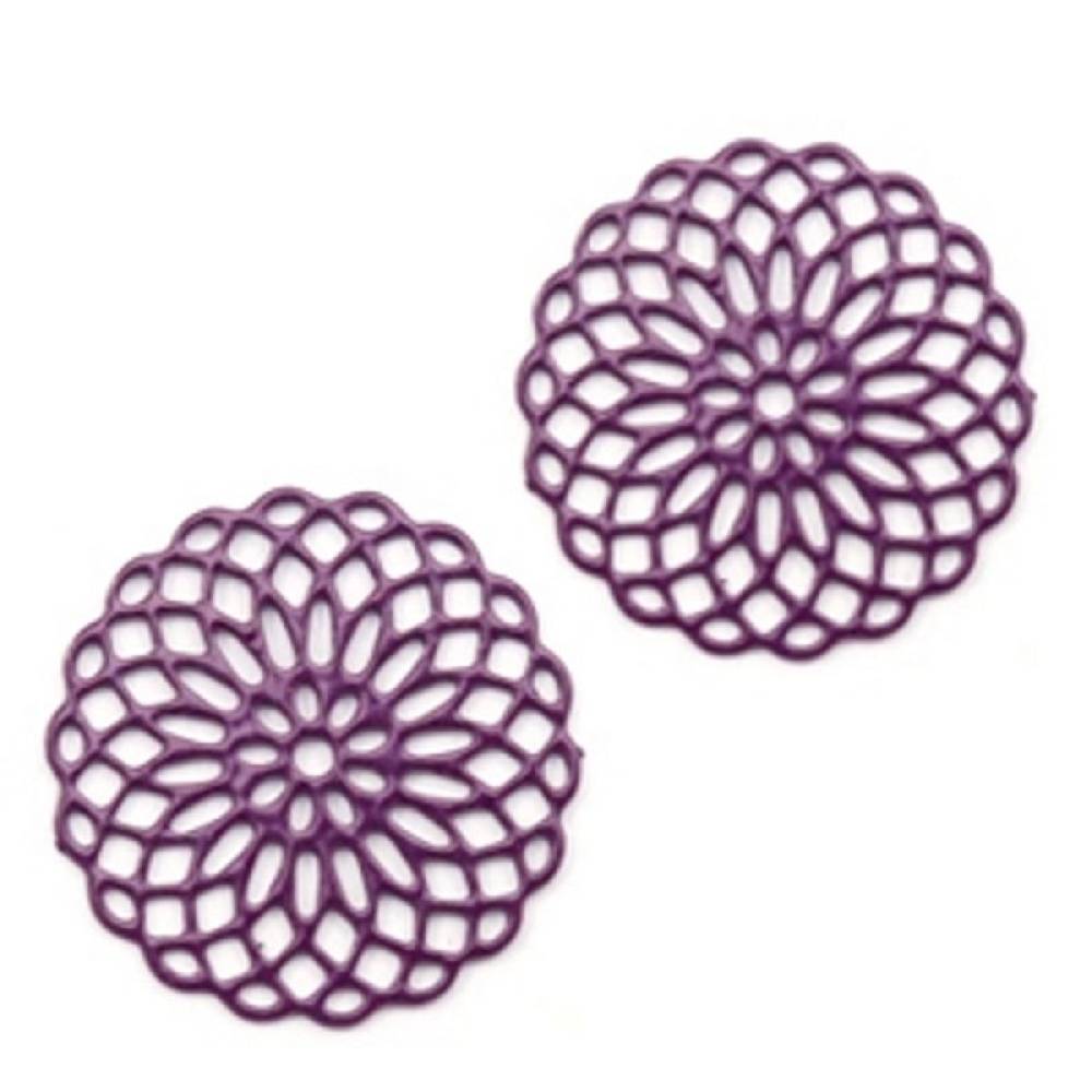 Sadingo Schmuckverbinder Mandala | 5 Stück, 15mm