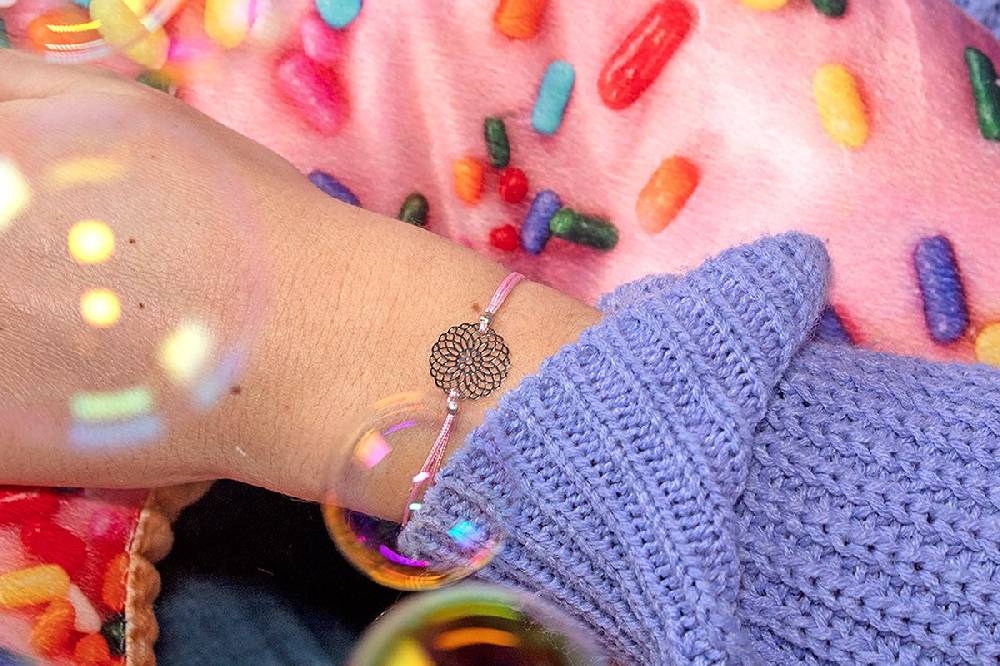 Sadingo Schmuckverbinder Mandala | 5 Stück, 15mm