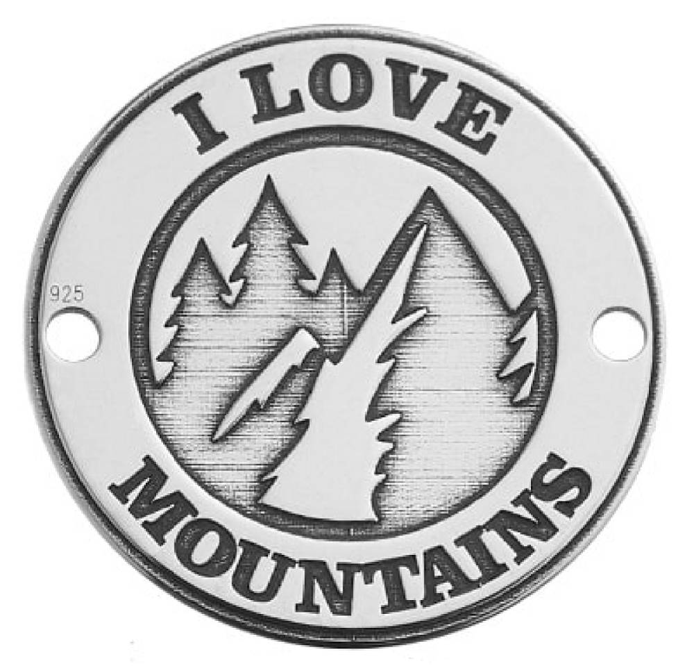 Sadingo Schmuckverbinder Mountain | 16,3x16,3 mm