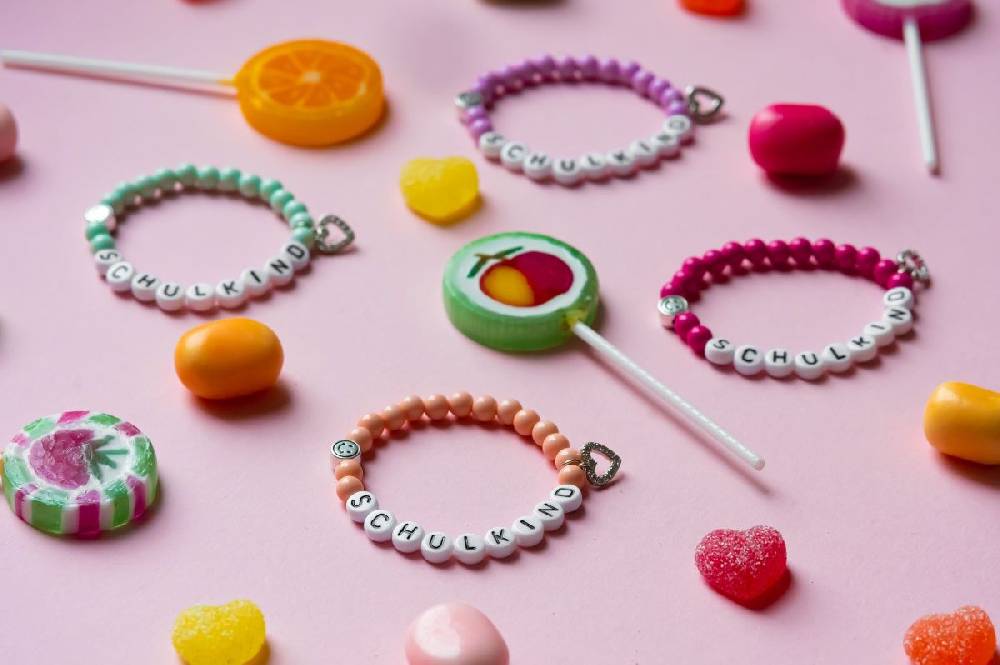 Sadingo Schulkindarmband Mit Herzanhänger