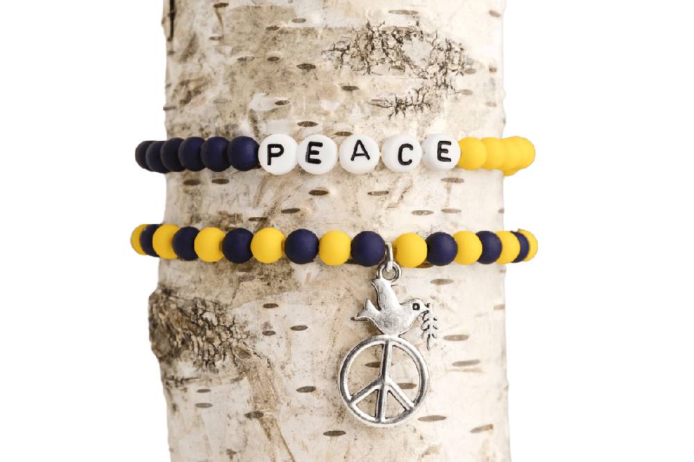 Sadingo Ukraine Armband | blau & gelb