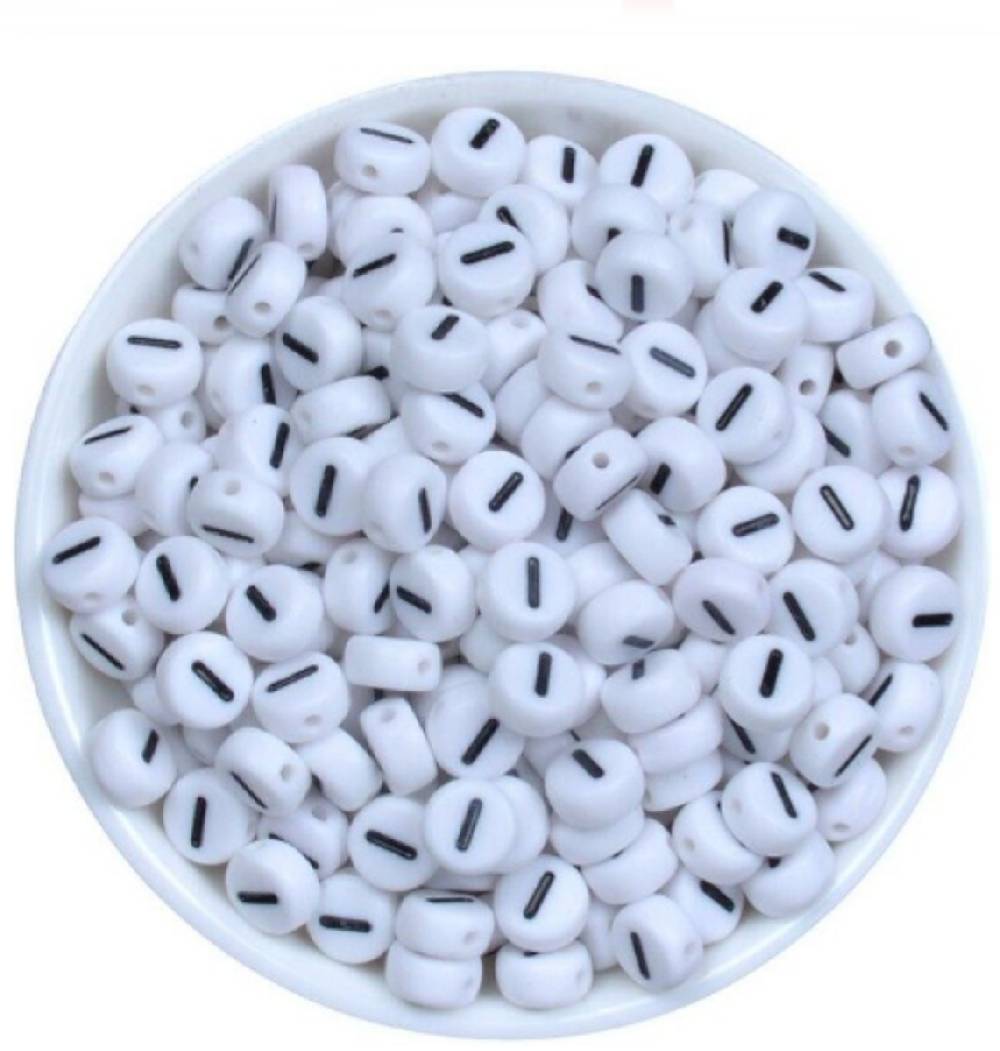 Sadingo Zahlenperlen, 7mm 500 Stück, Zahl nach Wahl