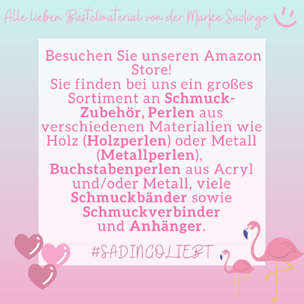 Sadingo Schmuckverbinder Blume Des Lebens | 10 Stück, 13mm