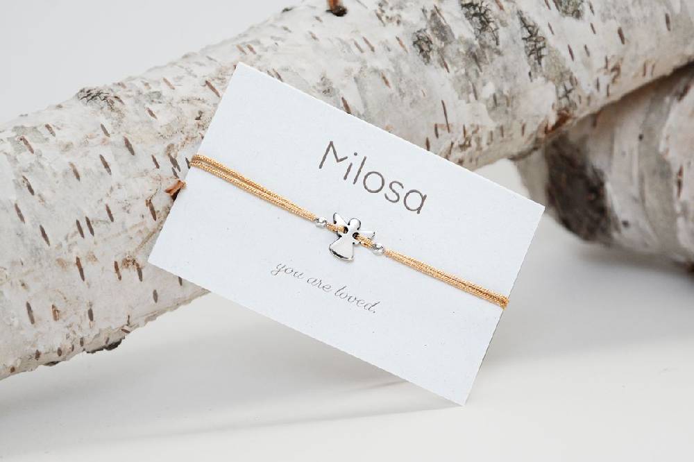 Sadingo Schutzengel Armband Für Mädchen (größenverstellbar)