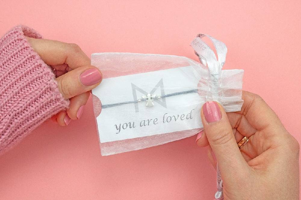 Sadingo Schutzengel Armband Für Mädchen Mit Engel (größenverstellbar)