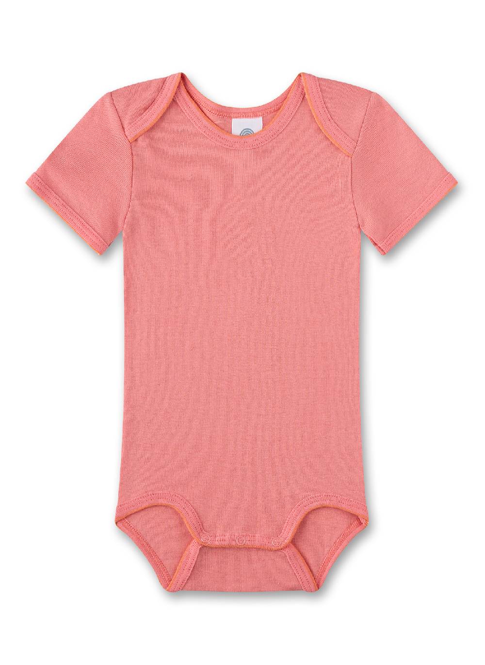 Sanetta Baby-Body Kurzarm (Doppelpack) Off-White & Rosa