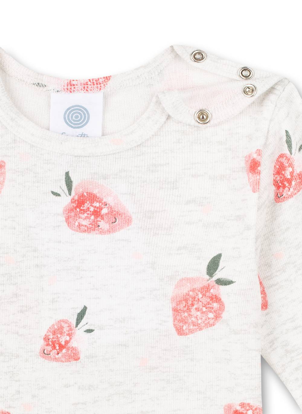 Sanetta Body Langarm (Doppelpack) Rot Und Graumelange Cutie Pie