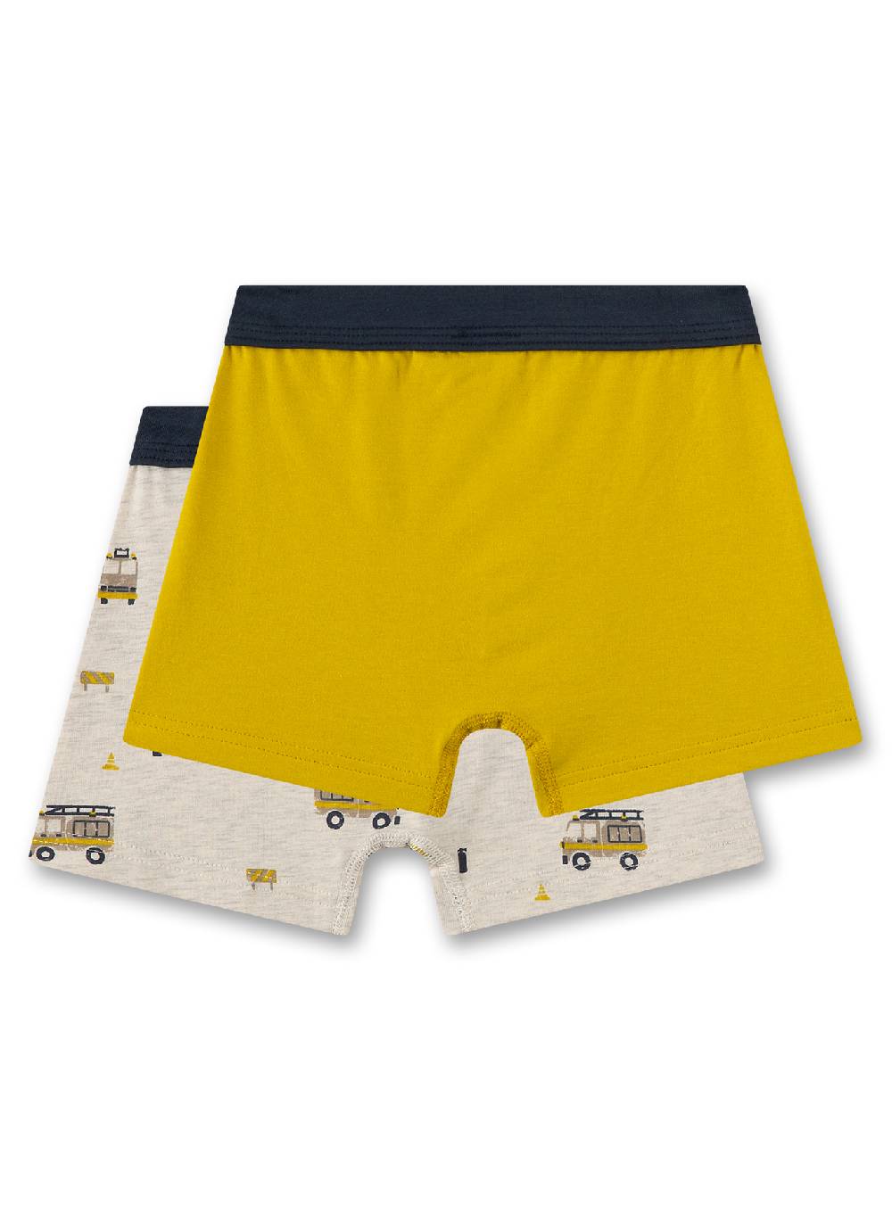 Sanetta Jungen-Hipshorts (Doppelpack) Gelb & Beigemelange