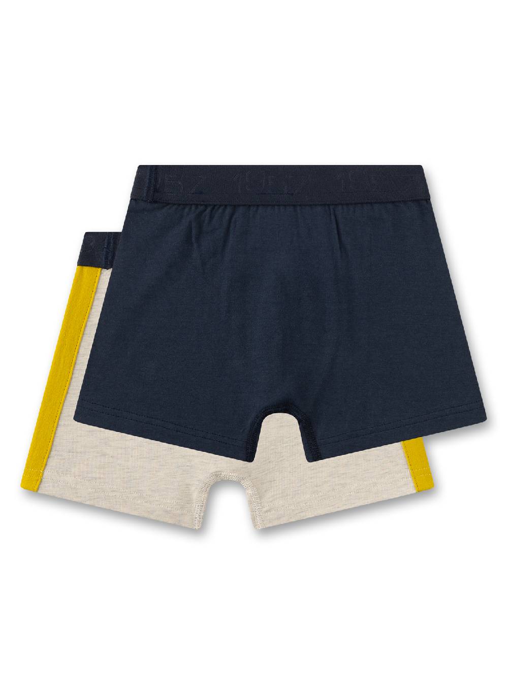 Sanetta Jungen-Hipshorts (Doppelpack) Graumelange & Blau