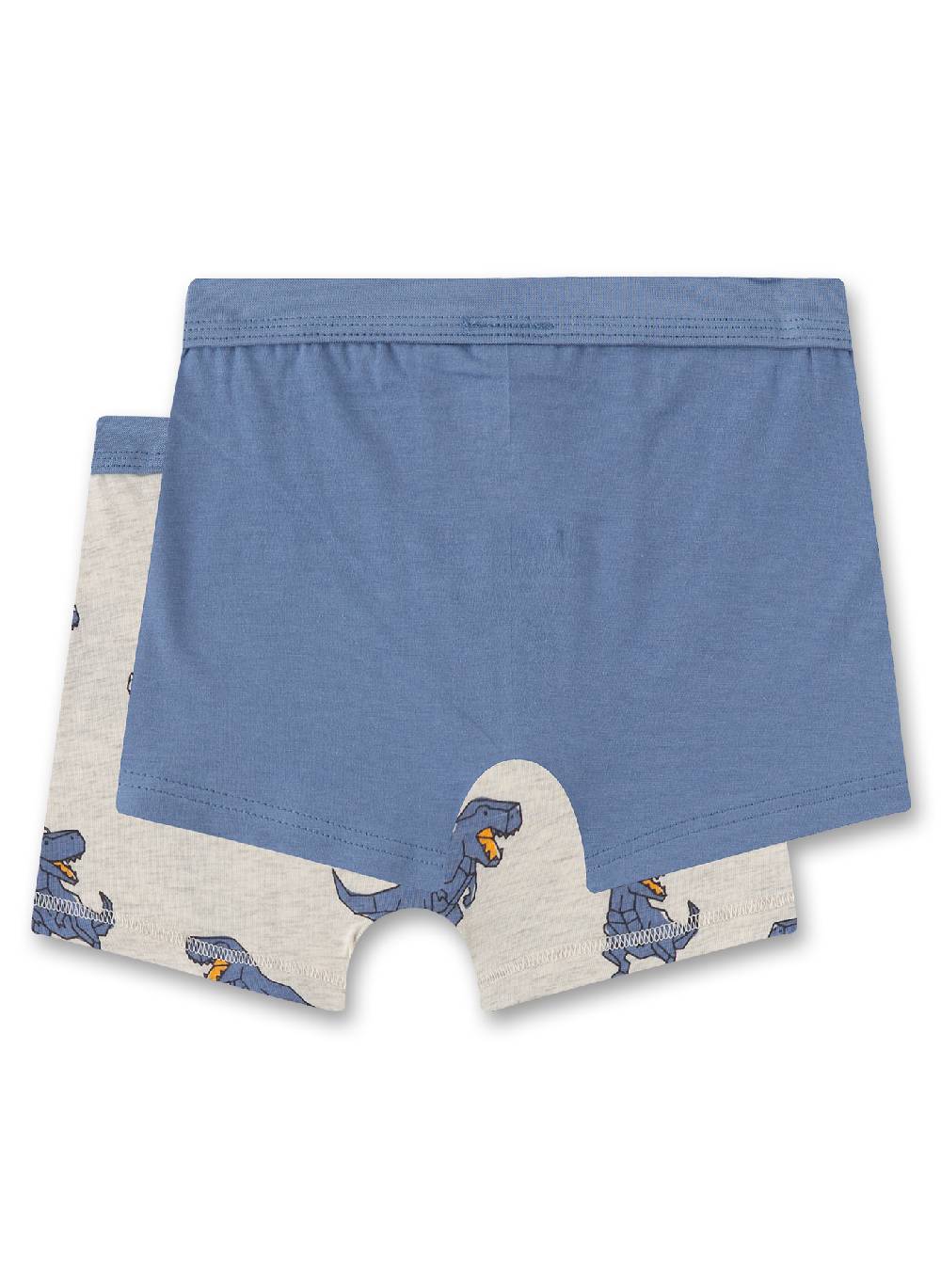 Sanetta Jungen-Hipshorts (Doppelpack) Graumelange & Blau