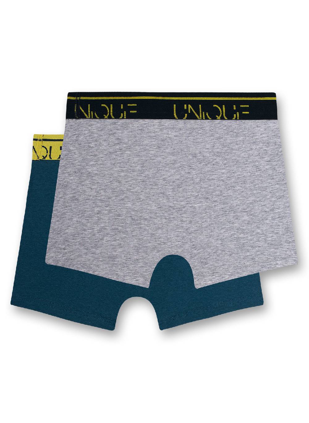 Sanetta Jungen-Hipshorts (Doppelpack) Graumelange Und Blau Ocean Breeze