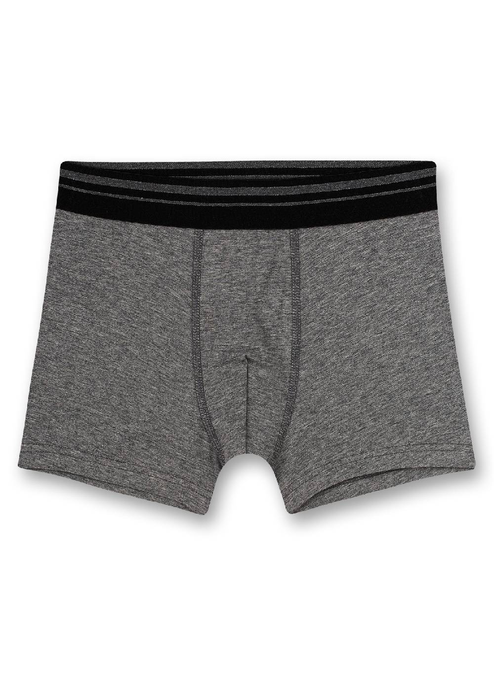 Sanetta Jungen-Hipshorts (Doppelpack) Weiß Und Graumelange