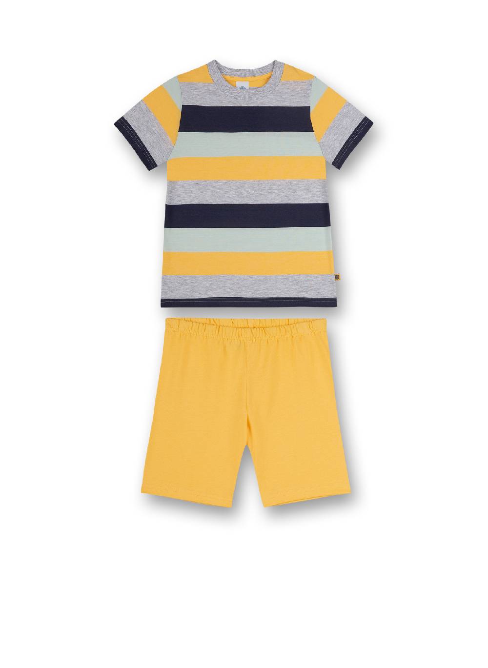 Sanetta Jungen-Schlafanzug kurz Bunt-geringelt Key West