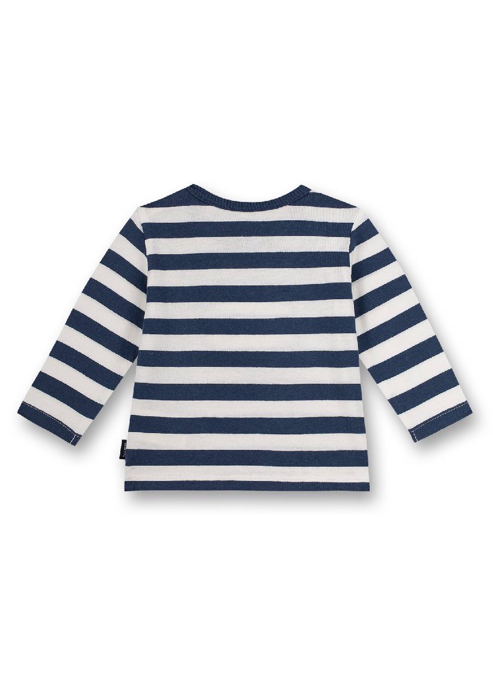 Sanetta Jungen-Shirt Langarm Off-White Ringel Little Builder