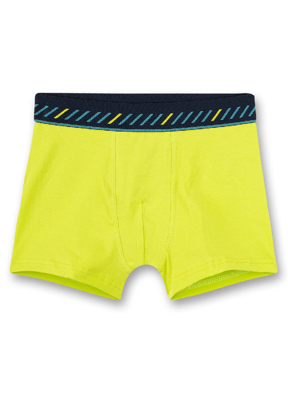 Sanetta Jungen-Shorts (Doppelpack) Graumelange Und Lemon-Grün