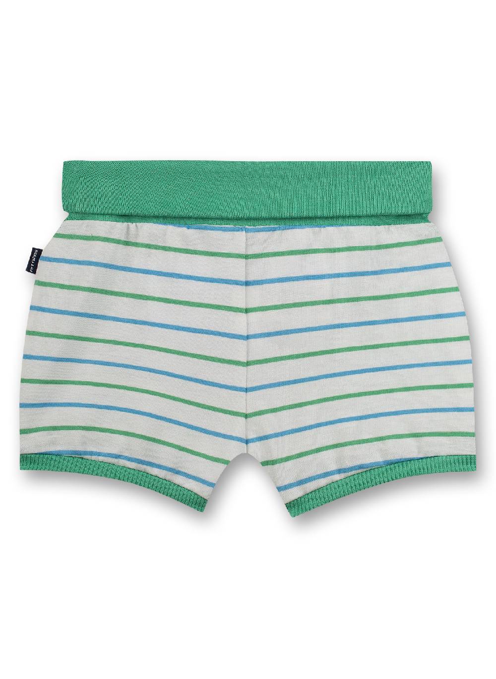 Sanetta Jungen-Shorts Off-White Ringel Little Whale