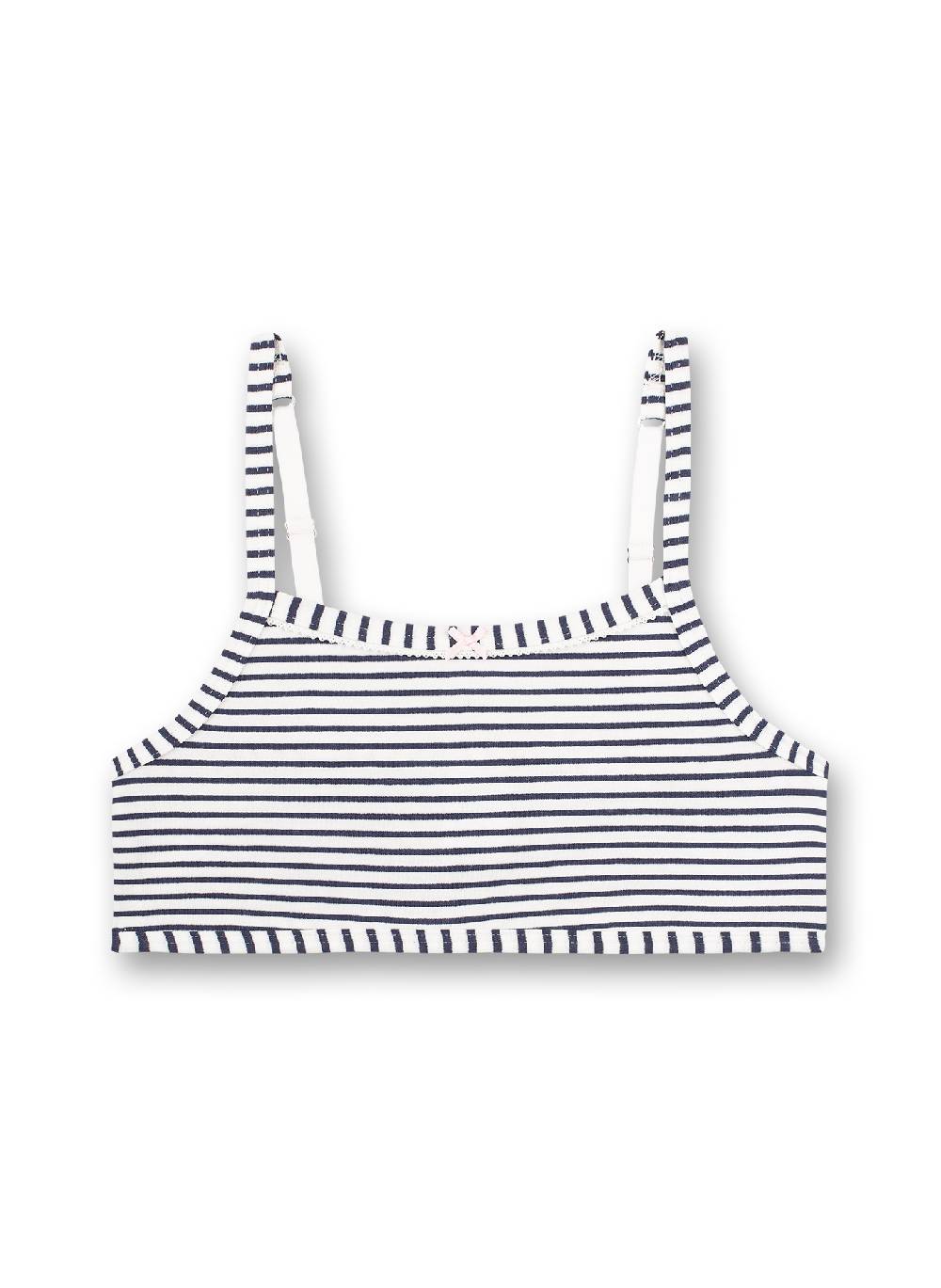 Sanetta Mädchen-Bustier (Doppelpack) Dunkelblau Dots Und Ringel