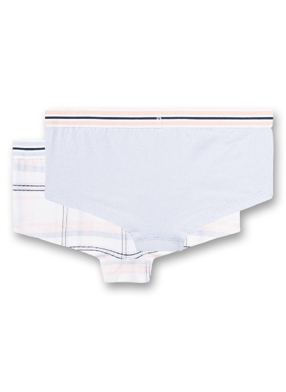 Sanetta Mädchen-Cutbrief (Doppelpack) Kariert Und Hellblau