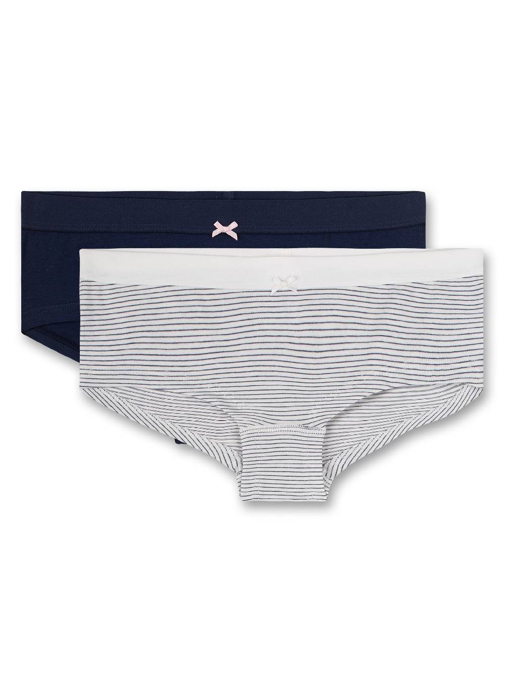 Sanetta Mädchen-Cutbrief (Doppelpack) Off-White und Dunkelblau