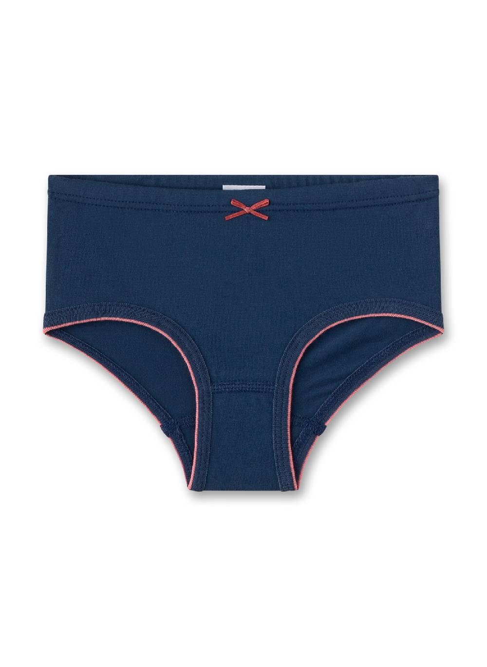 Sanetta Mädchen-Hipslip (Doppelpack) Dunkelblau & Beige Mit Blumen