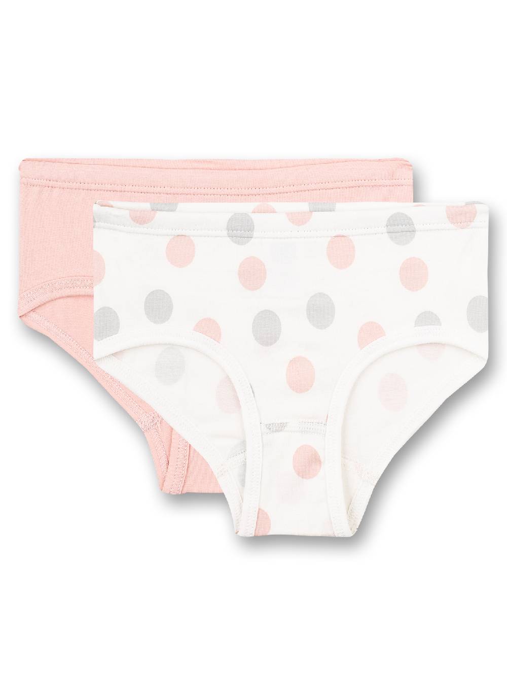 Sanetta Mädchen-Hüftslip (Doppelpack) Dots-Allover und Rosa