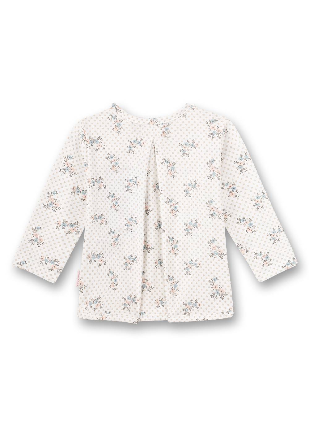 Sanetta Mädchen-Jacke Off-White Dots-Alover Fluffy Duckling