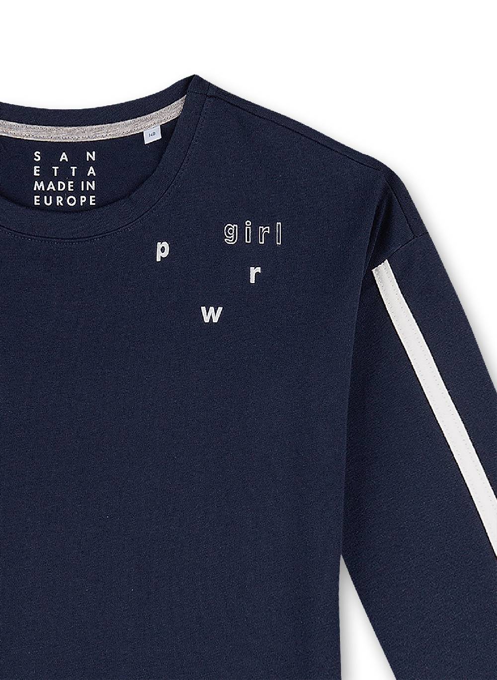 Sanetta Mädchen-Nachthemd Dunkelblau Athleisure Workout