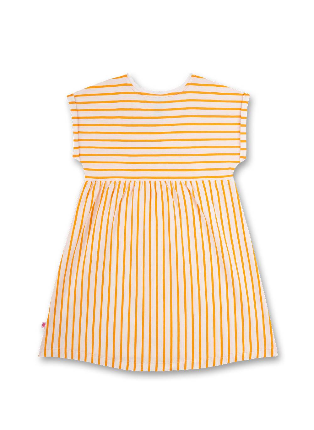 Sanetta Mädchen-Nachthemd Orange Ringel Hawaiian Feeling