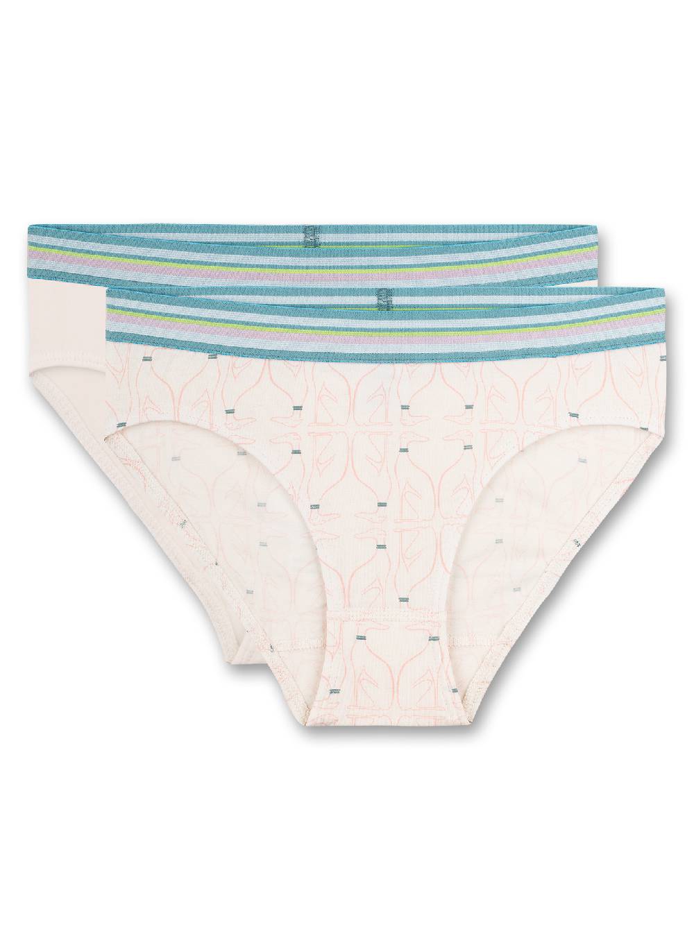 Sanetta Mädchen-Rioslip (Doppelpack) Beige Eyes See You