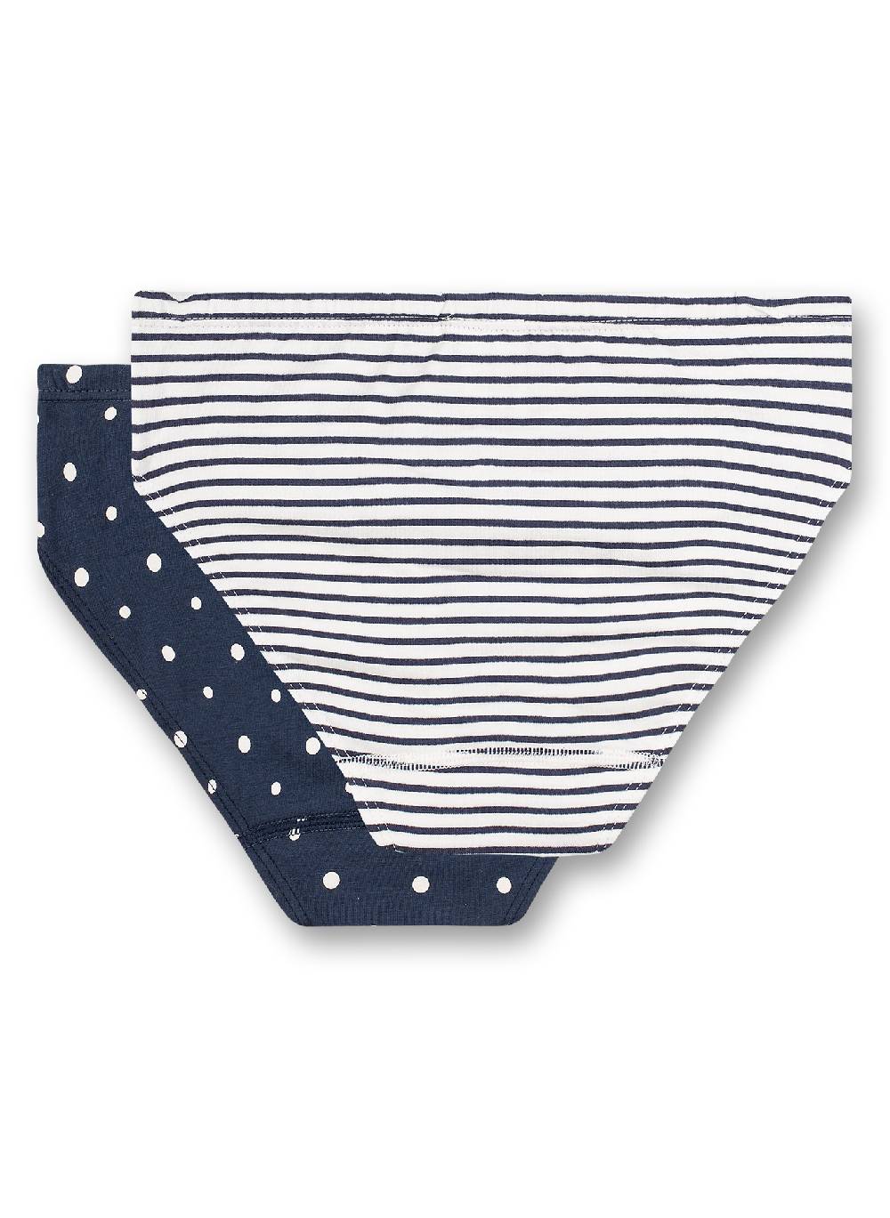 Sanetta Mädchen-Rioslip (Doppelpack) Dunkelblau Dots Und Ringel