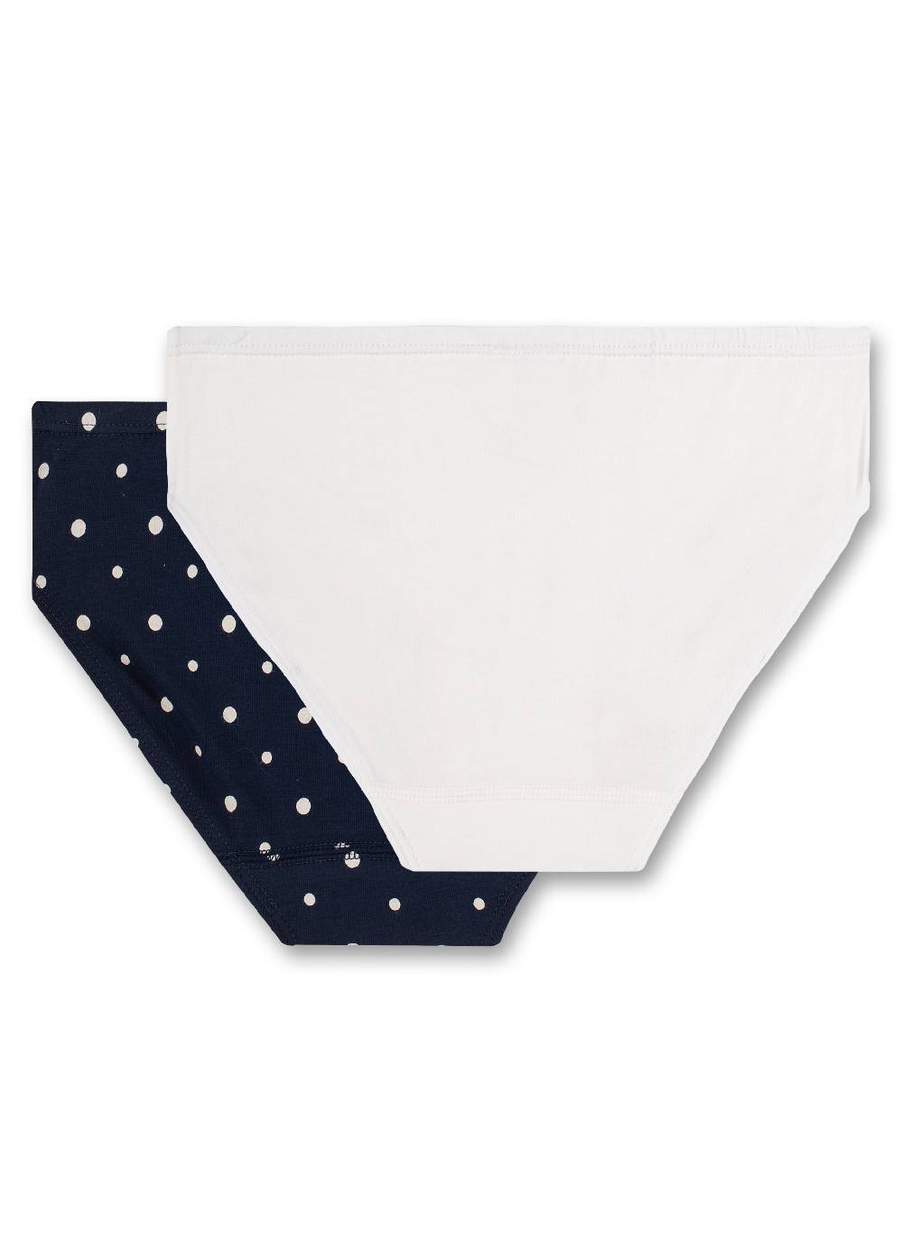 Sanetta Mädchen-Rioslip (Doppelpack) Dunkelblau Und Off-White